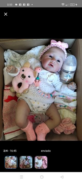 bebe reborn niña guapsima