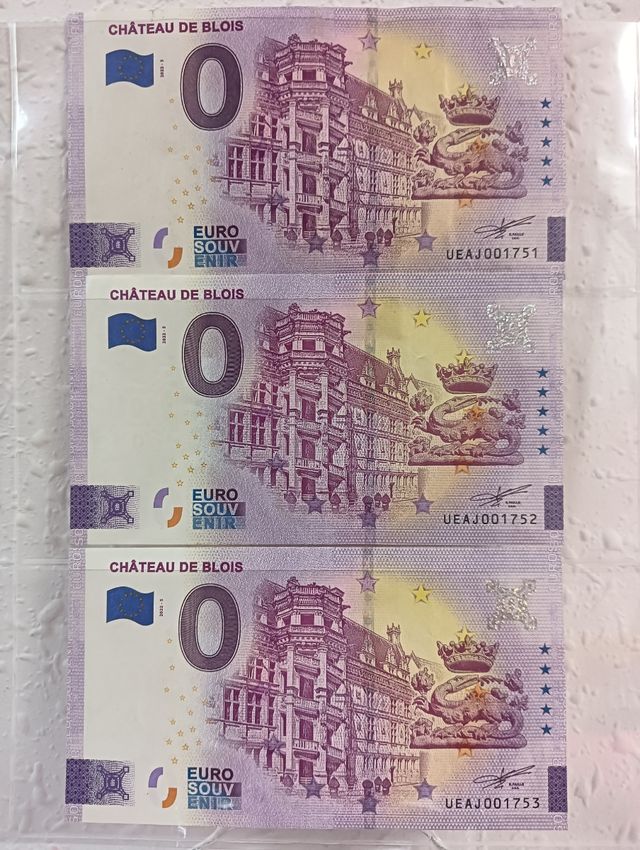Billete 0 euros. 2022.