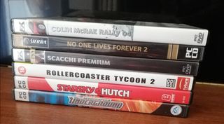 6 giochi DVD per pc