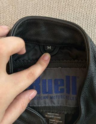 Chaqueta piel cazadora Biker Buell