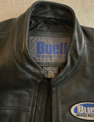 Chaqueta piel cazadora Biker Buell