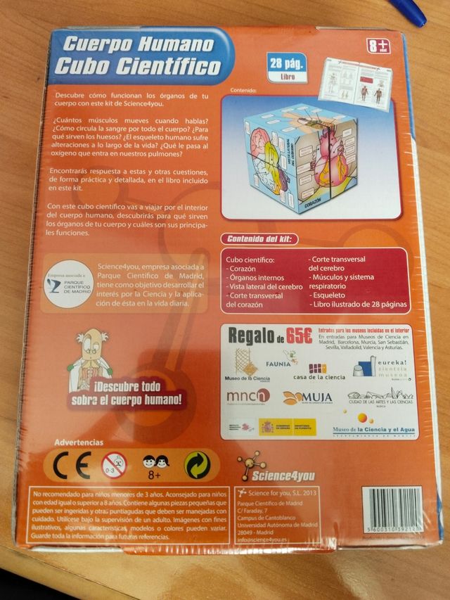 Cuerpo Humano Cubo Científico