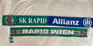 Dos BUFANDAS SK RAPID WEIN Futbol