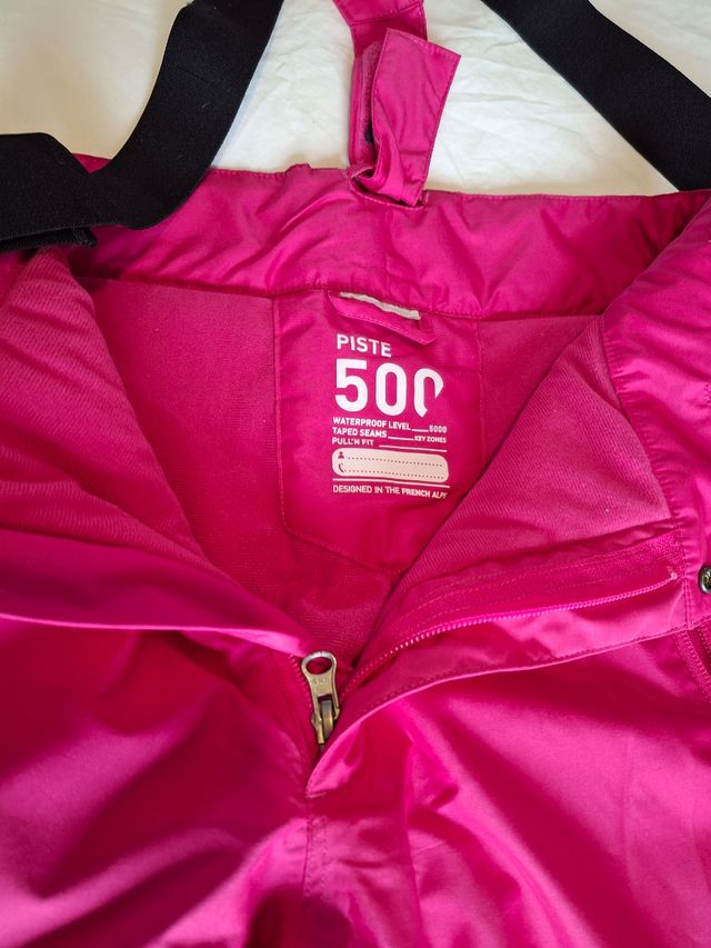 Pantalón de esquí Niña. Rosa.