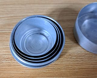 Bicchierino richiudibile in alluminio anni '30