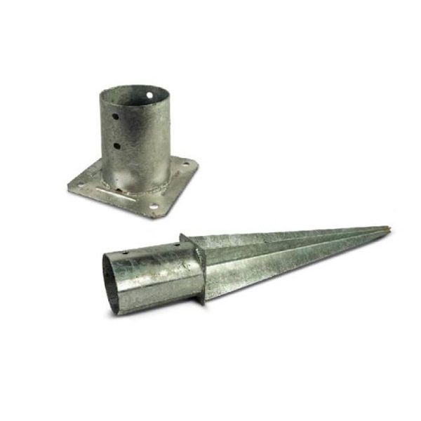 Fijaciones para poste redondeado