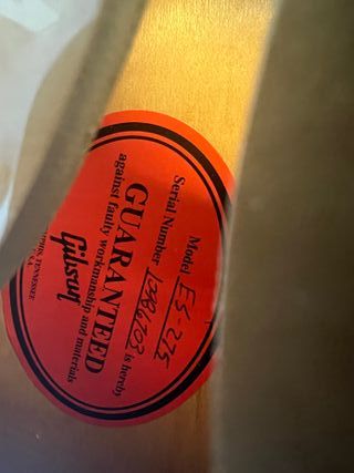 Gibson ES-275 Memphis Custom Shop 2017 - Figured D