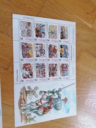 Pack de pliegos de sellos NUEVOS