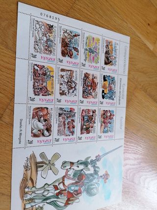 Pack de pliegos de sellos NUEVOS