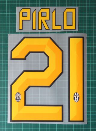 Nameset completo #21 PIRLO Juventus 2011/2012