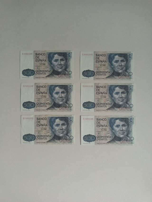 BILLETES 500 PESETAS