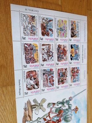 LOTE de 2 pliegos sellos de coleccion