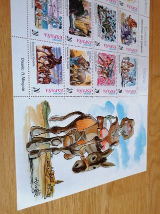 LOTE de 2 pliegos sellos de coleccion