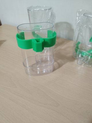 Lote comederos para aves