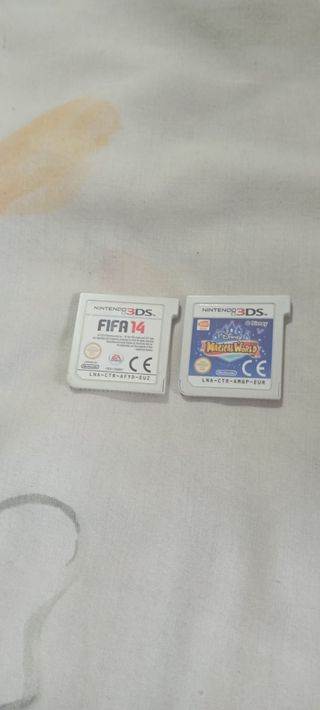 Juegos 3ds y 2ds fifa 14 y magical world.