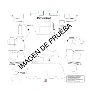 Pack Láminas Despiece Mando PlayStation 1 2 y 4