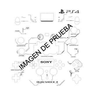 Pack Láminas Despiece Mando PlayStation 1 2 y 4