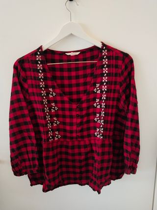 Blusa de cuadros de Springfield