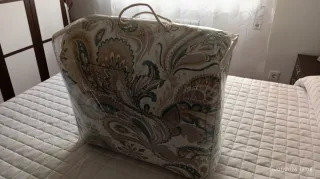 LOTE COLCHA DE MATRIMONIO Y EDREDÓN