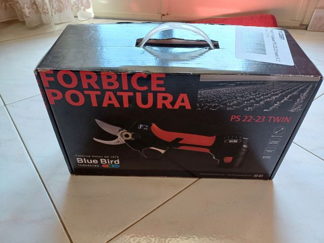 Forbice elettrica potatura bluebird