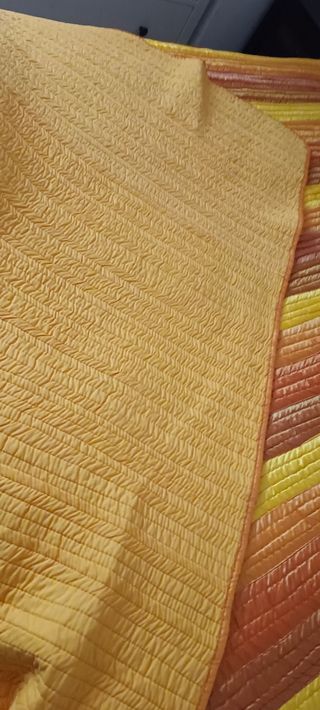 Edredon de raso con cojín de 90 cms.