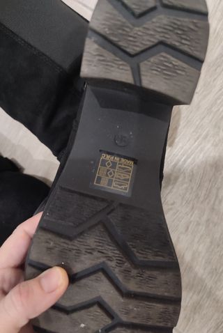 Botas altas negras mujer tacón medio