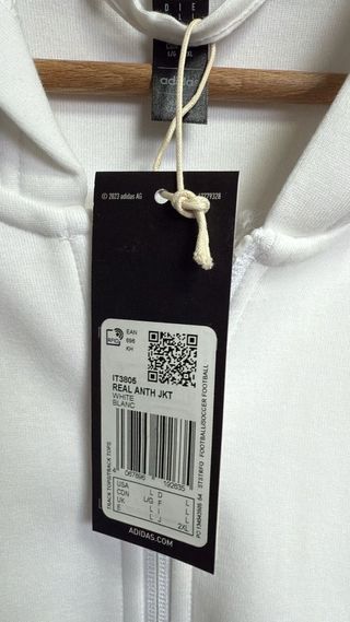 Chaqueta real Madrid adidas himno