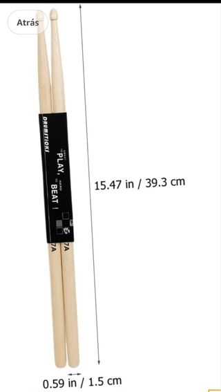 Juego de Baquetas para Principiantes Y Profesional