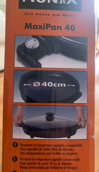 Cacerolada/plancha multiusos eléctrica