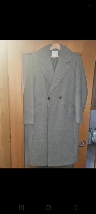 Abrigo gris h&m
