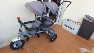 Triciclo doble bebé