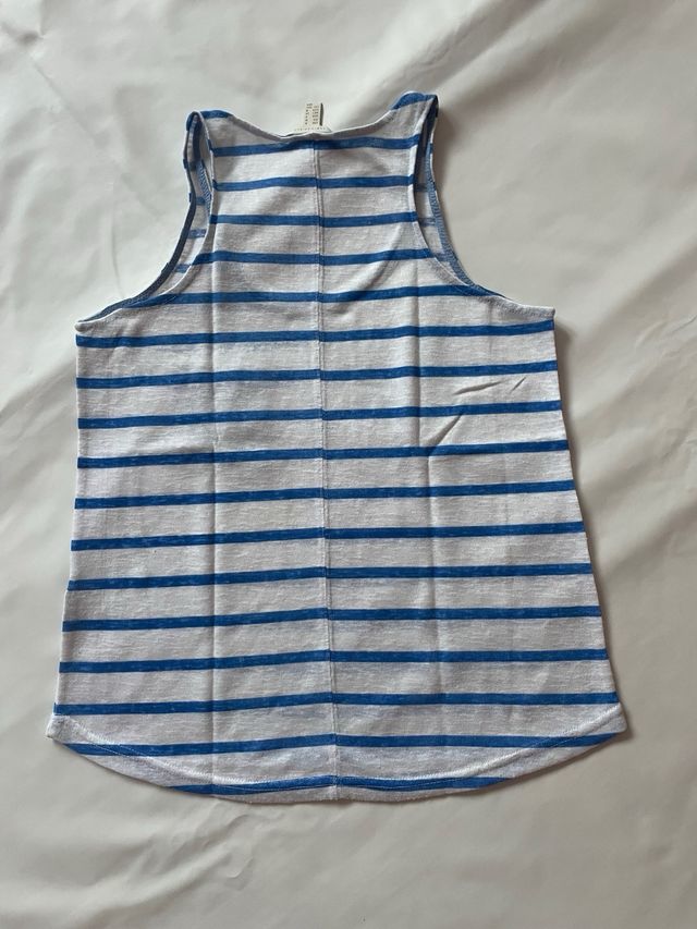 Camiseta de tirantes con rayas