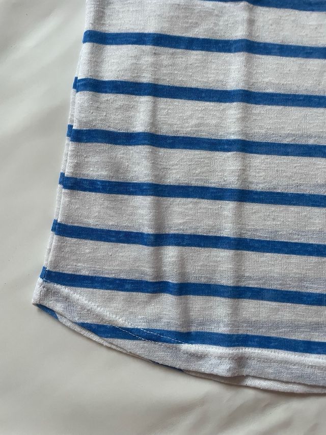 Camiseta de tirantes con rayas