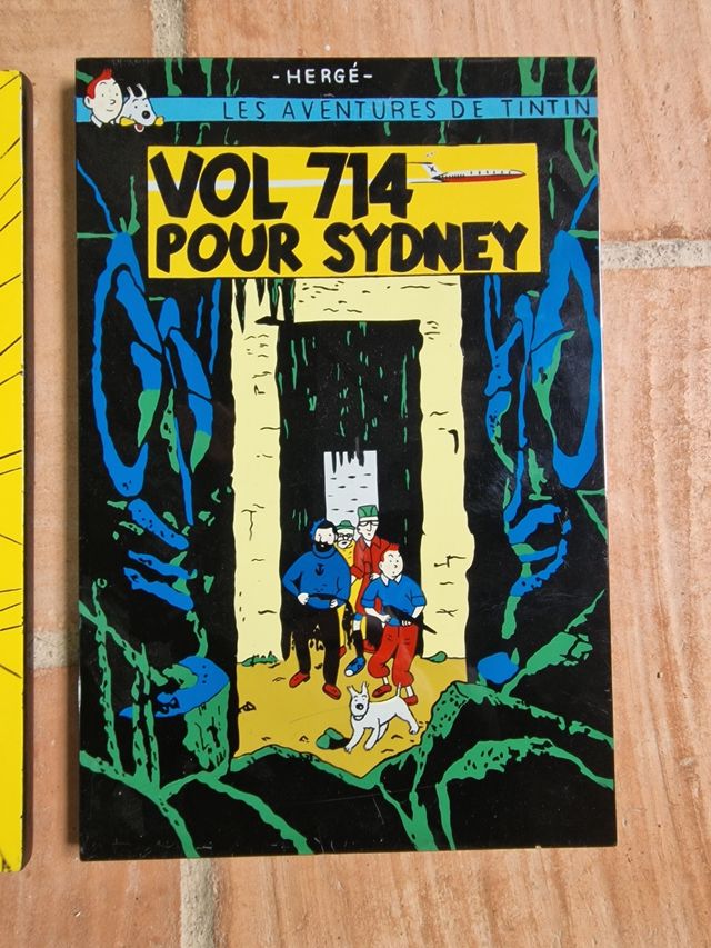 CUADROS TINTIN MADERA LACADA