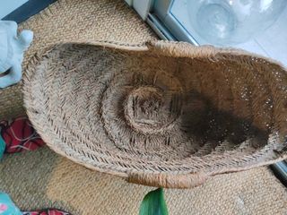 Cesta esparto antigua