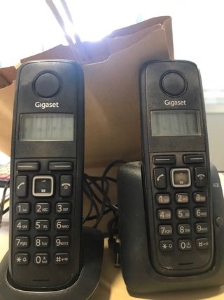 Duo de telefonos inalambricos