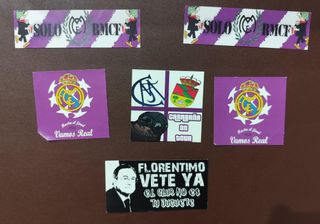 Adesivi stickers pegatina ultras sur real Madrid