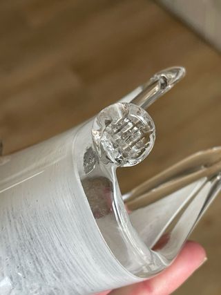 portatovaglioli cristallo di Murano