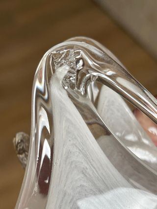 portatovaglioli cristallo di Murano