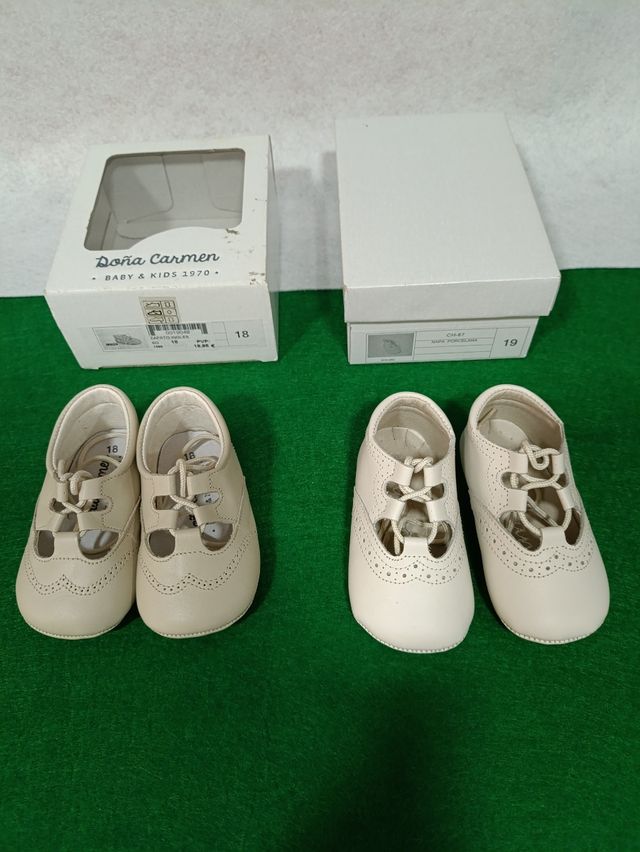 Zapatitos bebé,los 2 pares.