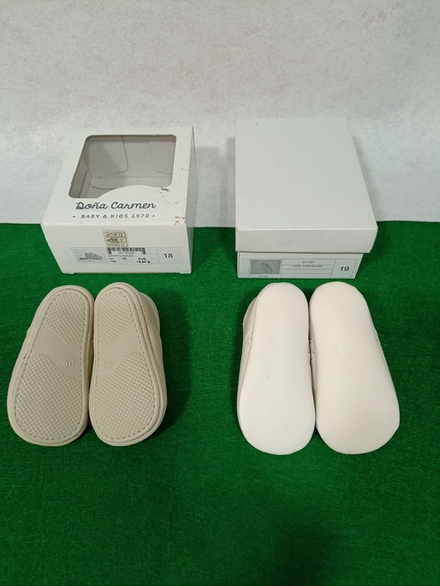Zapatitos bebé,los 2 pares.