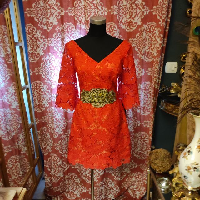 Vestido invitada midi Ana Torres