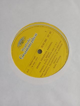  Discos  de vinilo El Mesías de Handel