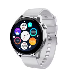 RELOJ SMARTWATCH GT4 PRO MAX SILVER CORREA GRIS