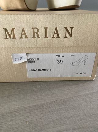 Zapatos novia nácar blanco