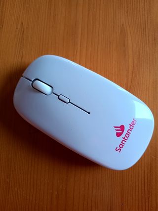 Ratón inalámbrico. Banco Santander