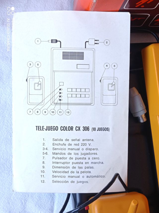 RARA Consola PALSON fabricada en España