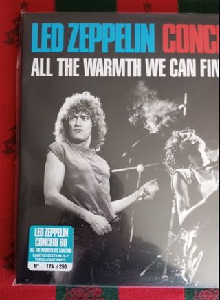 VINILO LED ZEPPELIN CONCERT 80 NUEVO