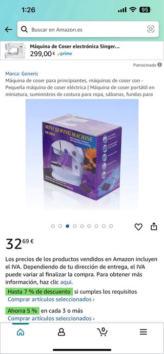 Máquina de coser para principiantes máquinas de c