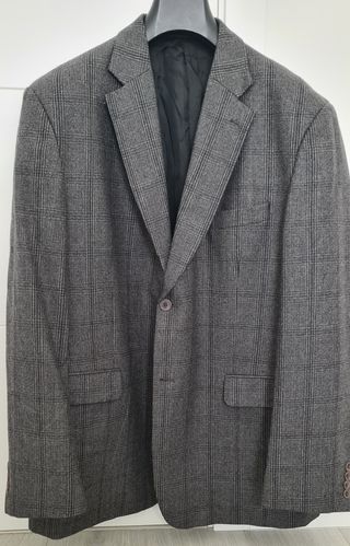 Americana gris de invierno